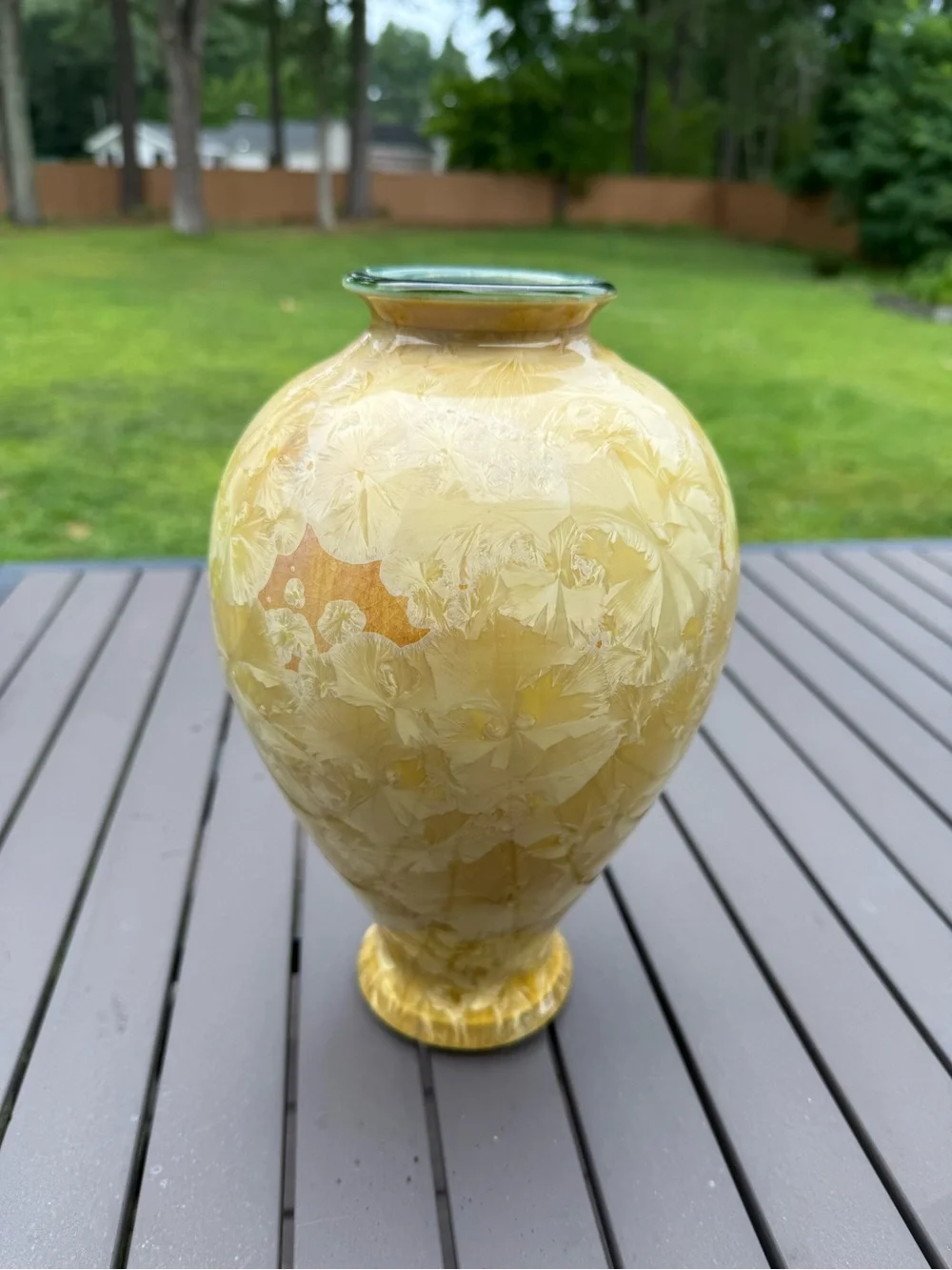 Edgecomb Potters Crystalline Glaze Vase (2004)